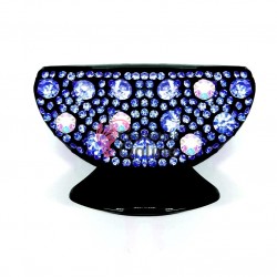 Clama pentru prins parul tip cleste CLM012EE Negru cu strasuri 